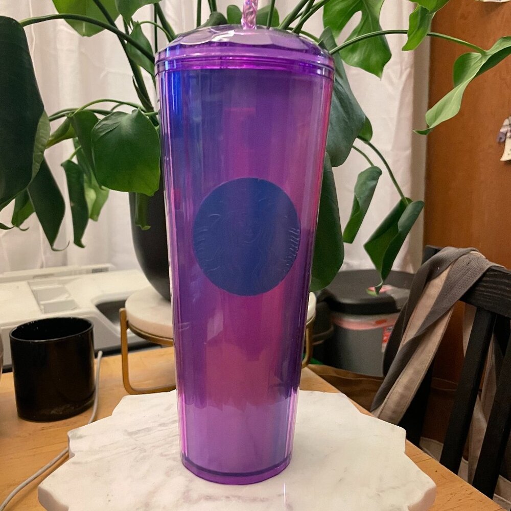 NWT Starbucks Purple Dome Venti Tumbler